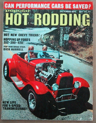 POPULAR HOT RODDING 1971 OCT - HARRELL, FE BUILD-UP, WILLYS